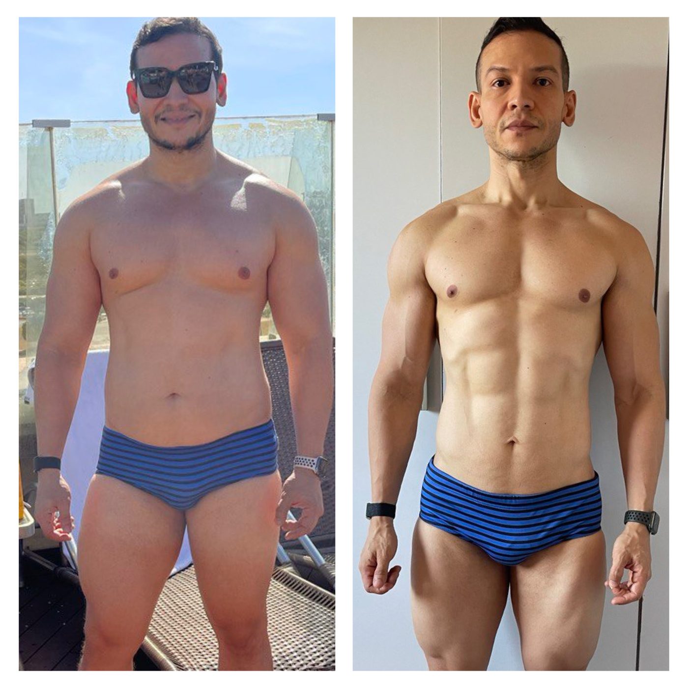 Antes e depois: Layson Lima