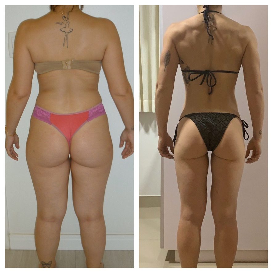 Antes e depois: Vanessa Figueiredo